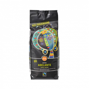 542483 EZA Fairtrade Adelante, Bio Kaffee aus Frauenhand, Ganze Bohne, 1kg